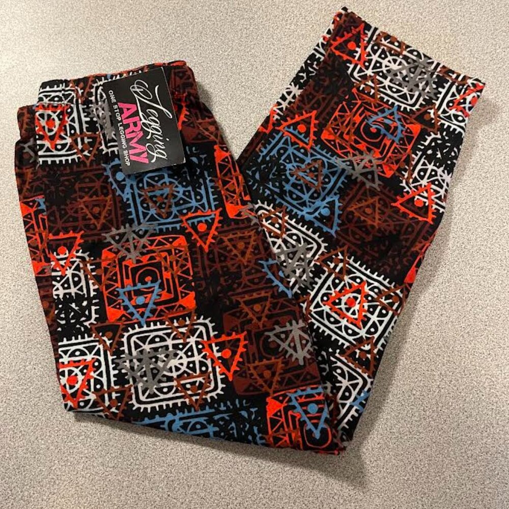 Legging Army Capri Leggings ~ One Size ~ Multi Color ~ NWT